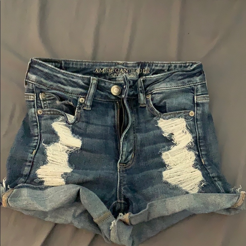 American eagle jean shorts